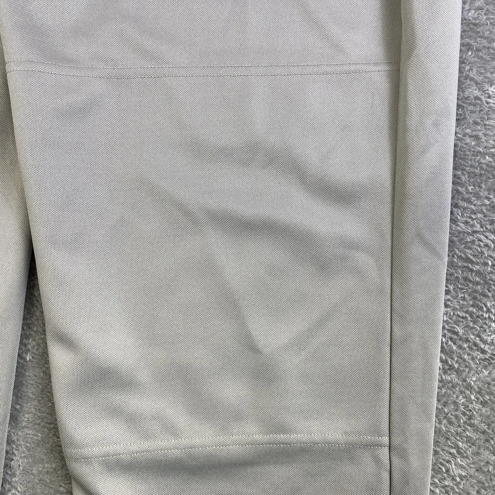 NWOT Adidas MBA Baseball Pants Men Sz L Gray Reinforced Climalite Silicone Grips